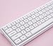 JEWUNO PBT Keycap 121 Key Minimalist White XDA Profile Sublimation English Keycap Set for Cherry Gateron MX Switches Mechanical Keyboard