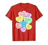 NBA Detroit Pistons Valentine's Day Candy Hearts T-Shirt