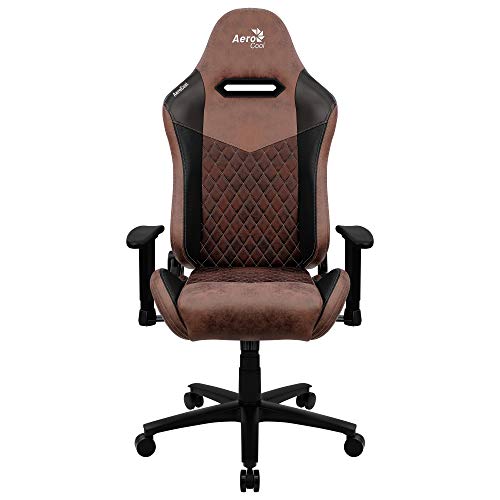 Aerocool-DUKE-Silla-Gaming-AeroSuede-Transpirable-Respaldo-Ajustable-Rojo