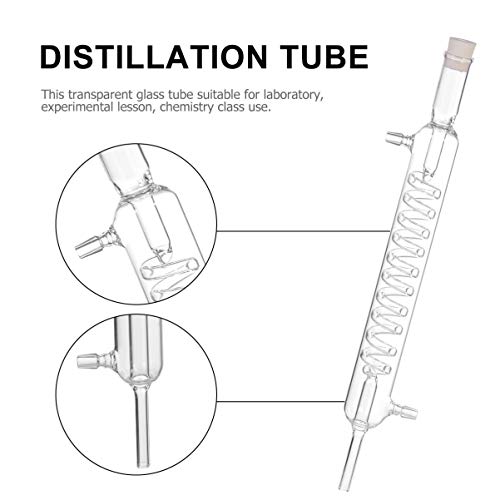 Ultechnovo Borosilicate Glass Allihn Condenser - Chemistry Extraction Distillation Apparatus Condensing Pipe (Not Including Beaker) #TOP2
