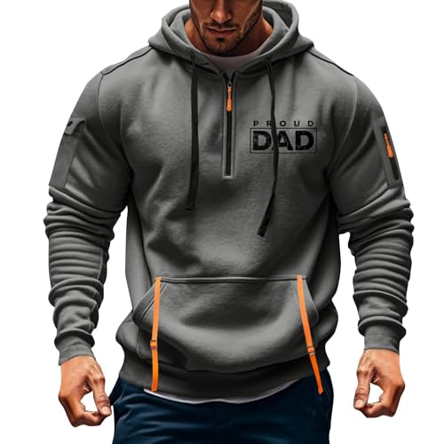 Lightweight Quarter Zip Pullover Men Tactical Cargo Long Sleeve Workout Hoodie Vintage Jacket Winter Sweatshirt2