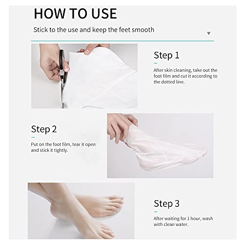 6Pairs Hand Foot Peel Mask Set, Foot Peeling Mask for Dry Cracked Foot Care Hydrating, Foot Peel Exfoliating Feet Peeling Masks 4pcs + hand peel masks, for Women Remove Dead Skin Hand Foot Masks