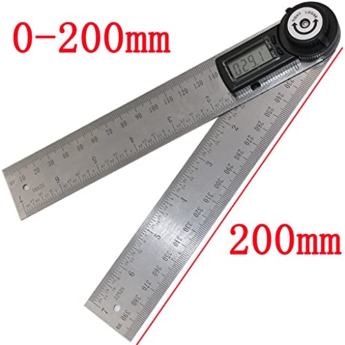 Rapporteur d'angle électronique 200mm pour mesurer des angles obtus