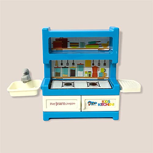 Image of Blossom 11 Pcs Pretend Play Kitchen Set with Food Toys for Kids | Non-Toxic BPA-Free Plastic Cooking Play Set for Girls & Boys | Educational Role Play Game for Toddlers - Kitchen Treat (Multicolor)