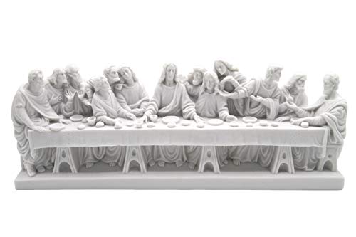 Estatua The Last Supper 12 x 4 pulgadas