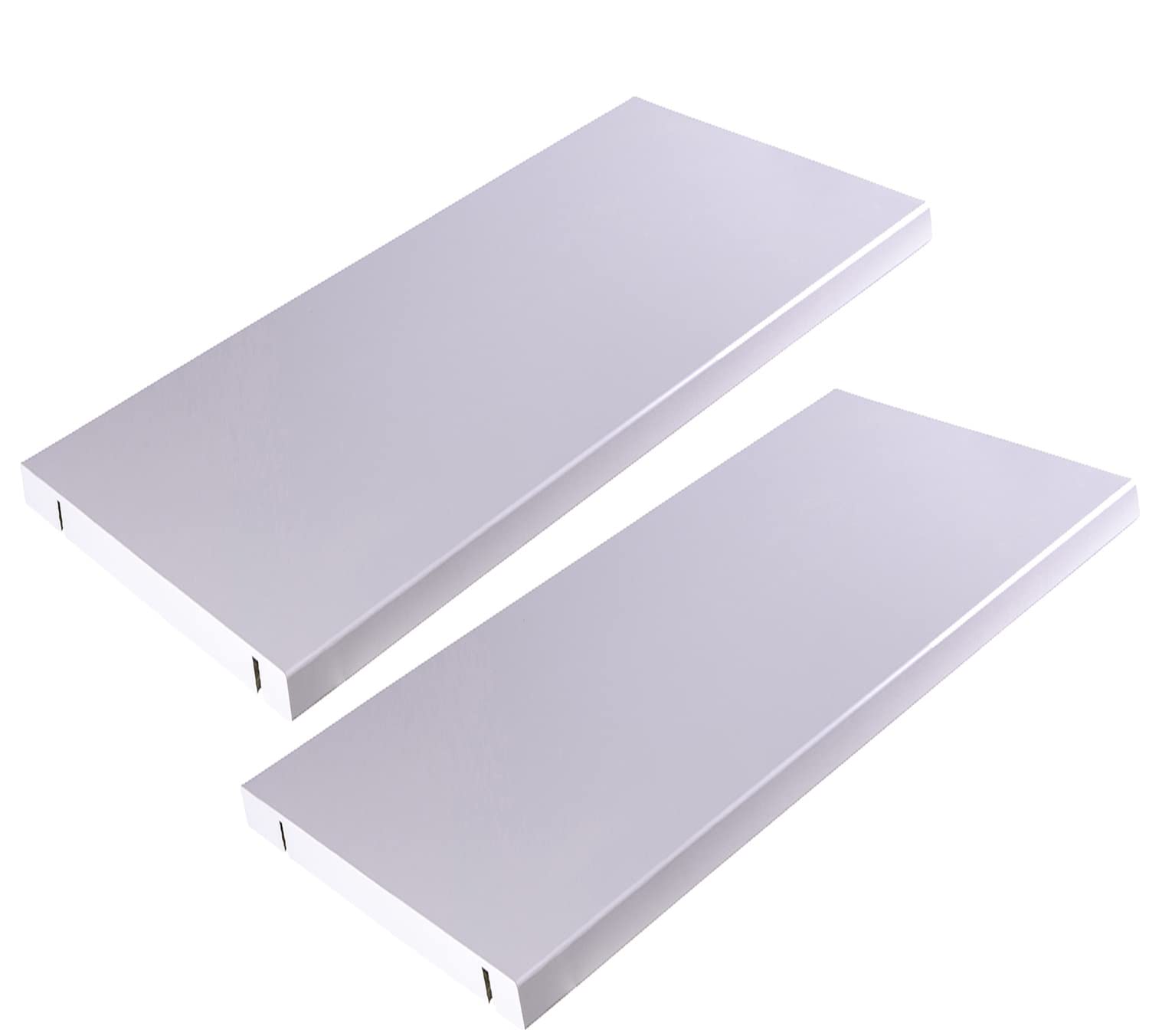 Composad | Coppia di Ripiani interni per ARMADI, scaffali per armadi, (LxAxP) 96,4x1,8x48 cm, Colore Grigio, Made in Italy