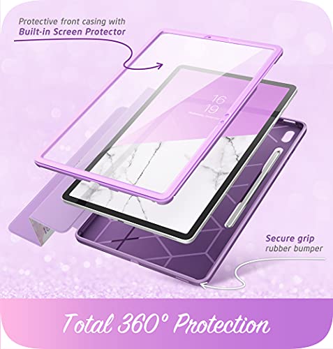 Image of i-Blason Cosmo Case for Samsung Galaxy Tab S7 FE 12.4 inch 2021 Release Only, Full-Body Trifold with Built-in Screen Protector Protective Smart Cover with Auto Sleep /Wake & Pencil Holder (Ameth)