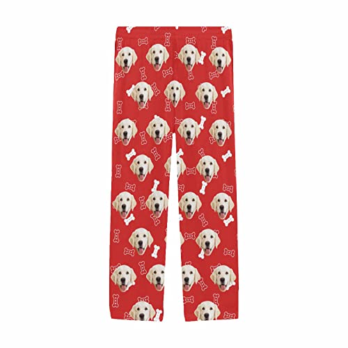 MyPupSocks Custom Face White Men's Pajamas Pants Soft Photo Bottoms Pants Paws S-2XL3