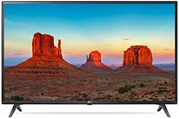 LG 43 Inch Ultra HD 4K Smart WebOS LED TV 43UK6300PVB, Black