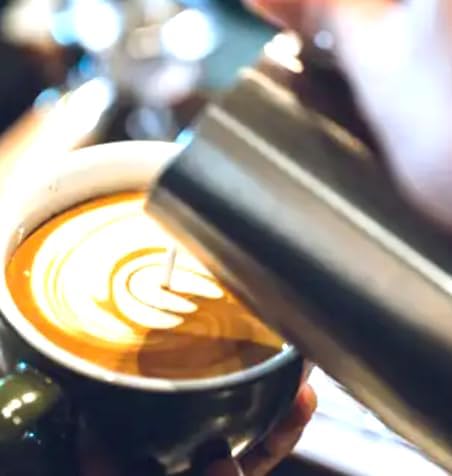 Metallurgica Motta Professional Europa Stainless Steel Milk Frothing Pitcher, 17 oz, with Graduated Measurements for Making Cappuccino or Latte