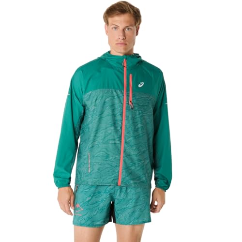 Amazon.com : ASICS Men's FUJITRAIL PACKABLE JACKET Running Apparel