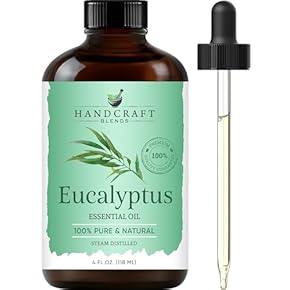 Handcraft – Huile essentielle d&#39;eucalyptus fabriquée à la main, 100 % pure et naturelle, de qualité thérapeutique supéri