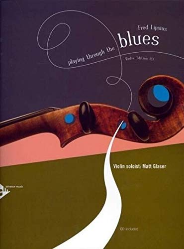 Livre de partitions violon Playing through the blues avec CD audio d'accompagnement