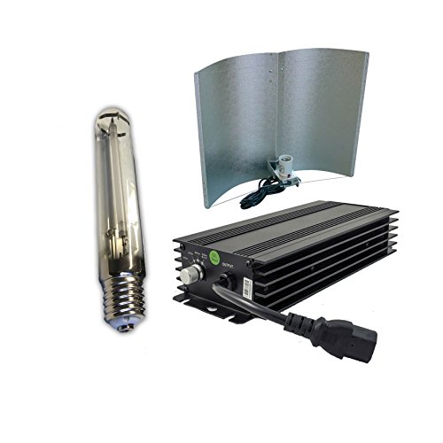 gardeners corner Hydroponics LARGE Adjustable Shade Wing Lumii Black Dimmable Digital Light Kit