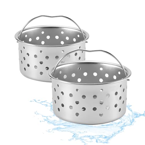 2 piezas cesto colador de acero inoxidable 3 pulgadas