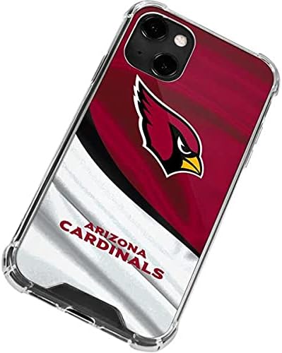 Skinit Clear Phone Case Compatible with iPhone 13 - Officially Licensed NFL Arizona Cardinals Design