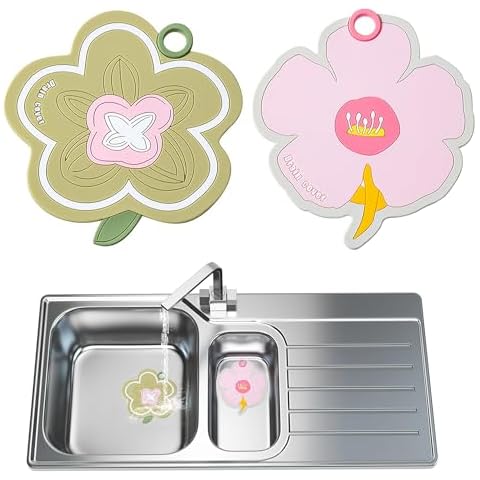 Flower-Shaped Silicone Bathtub Drain Cover Cover