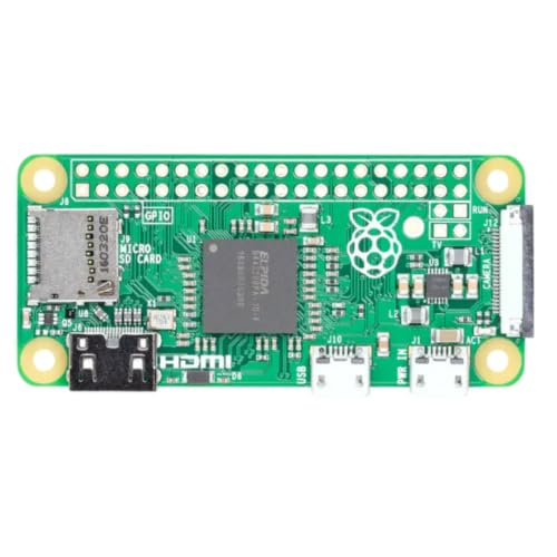 Image of Raspberry Pi Zero Development Board | 1GHz Mini SBC with 512MB RAM | 1GHz CPU | 512MB RAM | Mini HDMI & Micro USB | 40-pin GPIO for IoT, robotics & DIY electronics