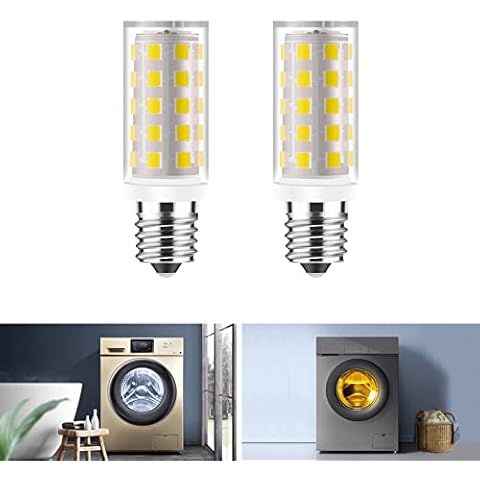 Yucclim Dryer LED Light Bulb 4713-001199, 6913EL3001E Dryer Drum Light Bulb Compatible with LG GE Whirlpool 22002263 Repalces The Part# WE05X20431 WE4M305 WP3395618 Light Bulb (2PCS, Soft White) Cover