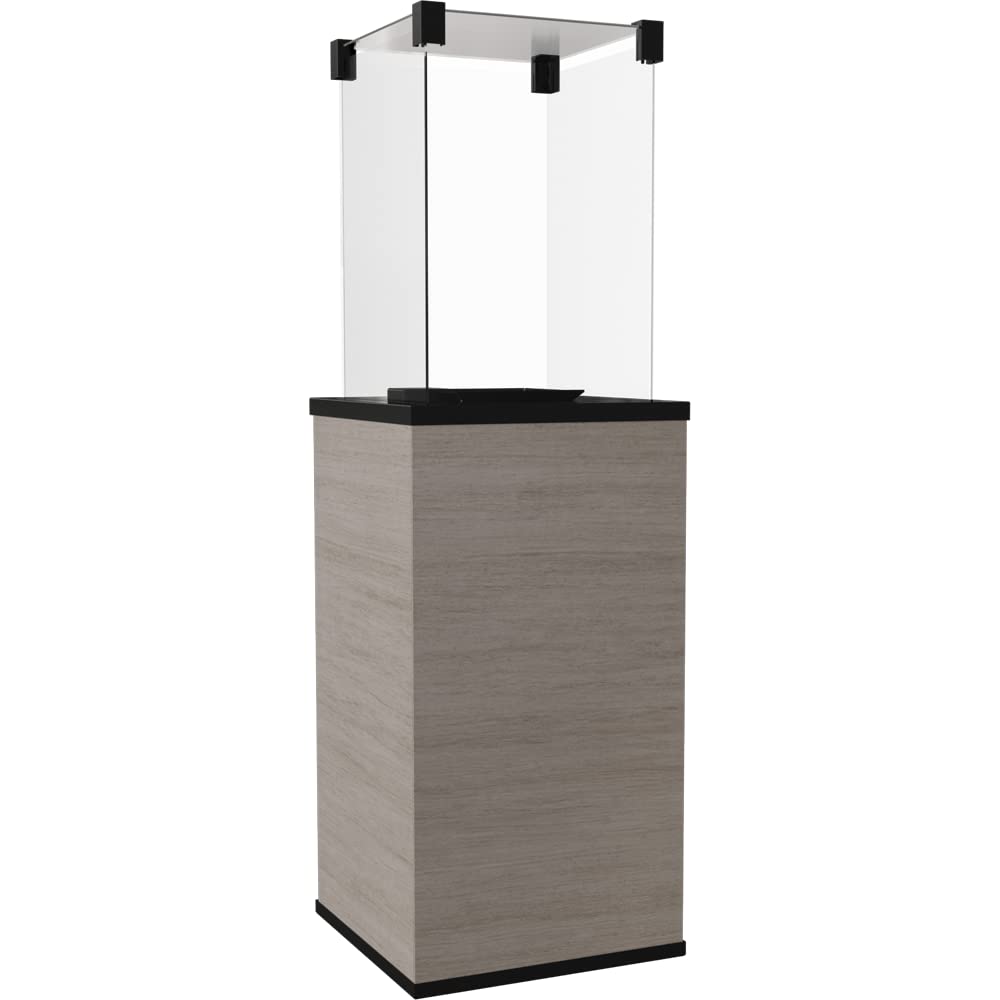 KRATKI Stufa da terrazza a gas G30/ 136,6 x 44,2 cm Ecodesign 37mbar 8,2 kW | Patio Esterno Moderna Stufa a Gas 8,2 kW con Ruote per Giardino Terrazza 136,6 x 44,2 cm Propano G30/37mbar Alimentazione