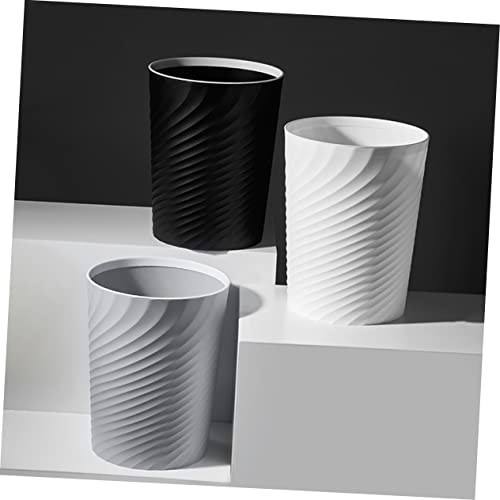 Caneca de basura rectangular para cocina negra miniatura 2
