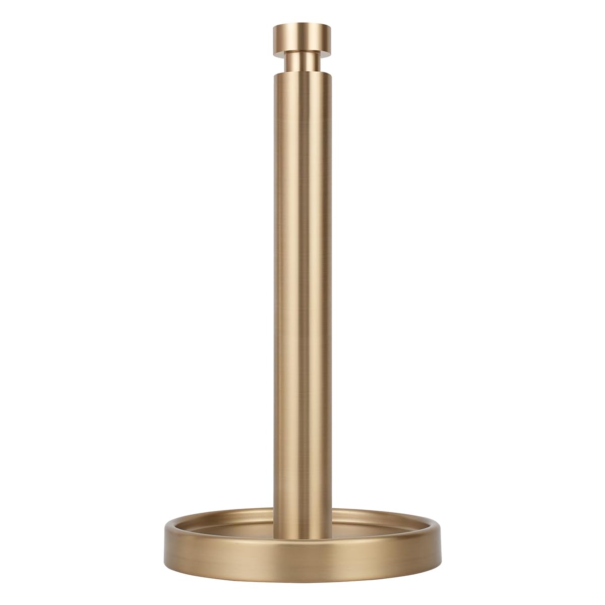 Ivilon Warm Gold Countertop Paper Towel Stand