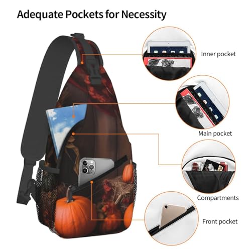 Bolso cruzado deportivo estilo sling para hombres y mujeres miniatura 4