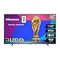 Hisense 65" E6 Cinema Series Hi-QLED 4K UHD Smart Fire TV (65E6QF, 2025 Model) -AI Light Sensor, Dolby Vision · Atmos, Voice Remote with Alexa, Motion Rate 120, HDR 10+ Adaptive, Game Mode Plus