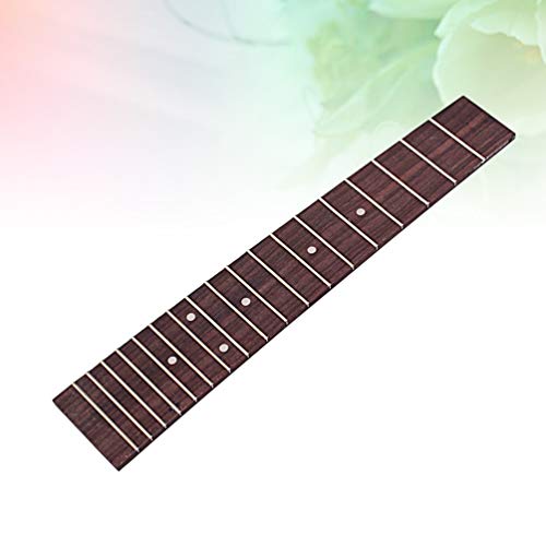 Heallily 23 Inch Ukulele Fretboard Fingerboard 18 Fret Replacement Rosewood Ukulele Accessory For Bass Guitar Ukulele #TOP4