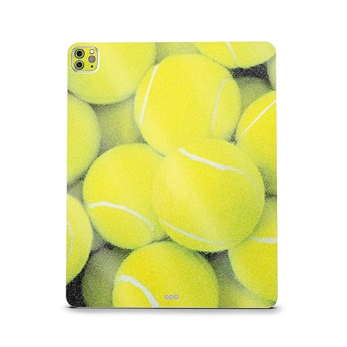 Image of MightySkins Carbon Fiber Skin Compatible with Apple iPad Pro 12.9 inch M2 6th Gen (2022) Full Wrap Kit - Tennis is Life | Protective Durable Textured Carbon Fiber Finish | Easy to Apply | Made in The USA