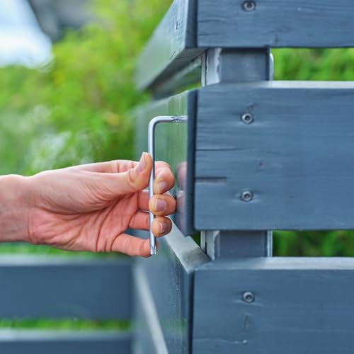 Bosch Set de 9 clés Torx clés multitâches en acier S2 TX8 TX40 côté long surface antirouille barrette de rangement - vue 6