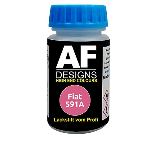 Alex Flittner Designs Lápiz Retoque compatible con Fiat 591A Barbie Rosa de Secado Rápido Pintura del Coche 50ml