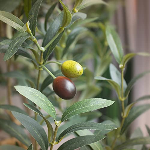 Faux-Olive-Tree-6ftOlive-Trees-Artificial-Indoor-with-Natural-Wood-Trunk-and-Realistic-Leaves-and-Fruits-6-Feet72in-Fake-Olive-Tree-for-Home-House-Office-Decor2-Pack Faux Olive Tree 6ftOlive Trees Artificial Indoor with Natural Wood Trunk and Realistic Leaves and Fruits 6 Feet72in Fake Olive Tree for Home House Office Decor2 Pack