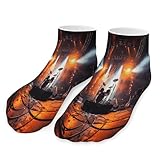 FZQVSWTX Knöchelsocken für Herren und Damen, bunt, niedrig geschnitten, Rock-Konzertbühne, bedruckt für alle Jahreszeiten, Rock-Konzertbühne, Größe 32–40, Rock-Konzertbühne, 32-40