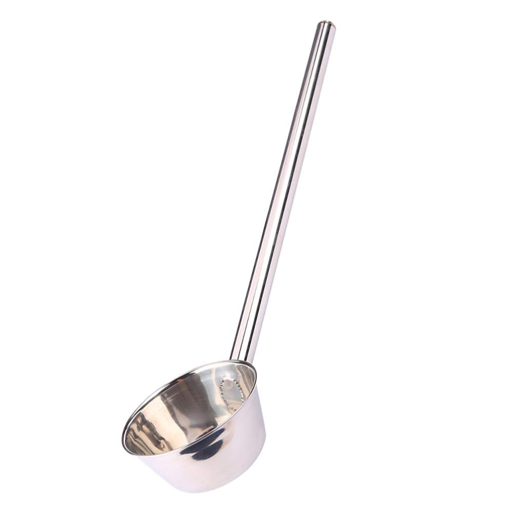Stainless Stee Water Ladle Long Handle Water Scoop Kitchen Spoons Shampoo Bath Spoons Cups Bathroom Accessories