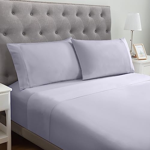 Modern Threads 1PRTMFAG-LIL-QN Soft Microfiber Solid Sheets - Luxurious Microfiber Bed Sheets - Includes Flat Sheet, Fitted Sheet thumb #1
