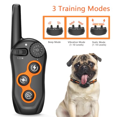 Maisoie DB400-001 Dog Training Collar, 100% Waterproof Dog Shock Collar thumb #1