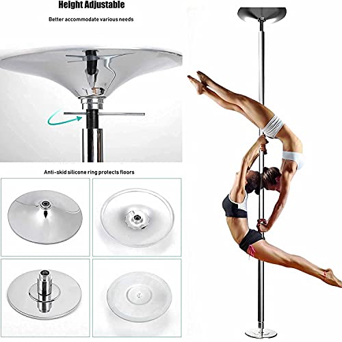 image for NArra Stripper Pole 45mm Spinning Static Dancing Pole for Beginners an