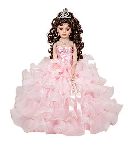 Kinnex Collections by Amanda Quince Anos Quinceanera Last Doll Muneca Centerpiece ~KW18728-3 Pink~ (Pink-18728-3)