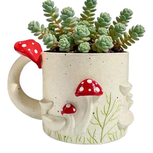 Generisch Maceta de resina para flores | Elemento decorativo vintage bohemio, colores arco iris para plantas interiores y exteriores, maceta de resina, para orquídeas, bonsái, cactus y monstera, así