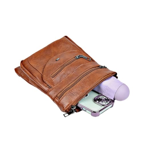 PU Leather Small Handbags for Women Travel Crossbody Bags Multiu Pocket Shoulder Bag4