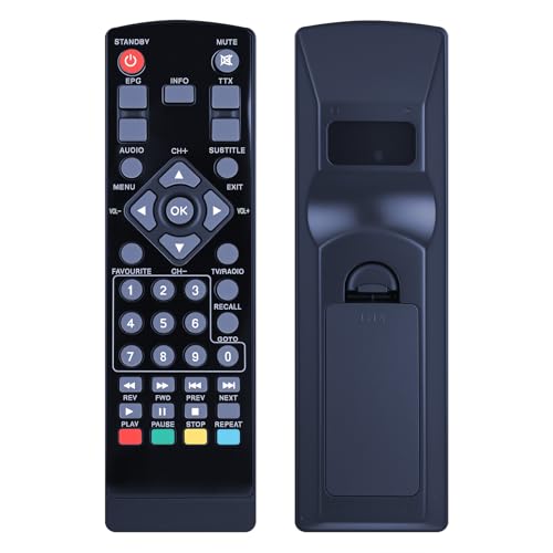 TRUCKON Neue Ersatzfernbedienung für TechniSat HD-S 261 DVB-S2 HD-S221 S210/ HD-S222 2534810000100 kompakter digital HD Satelliten Receiver