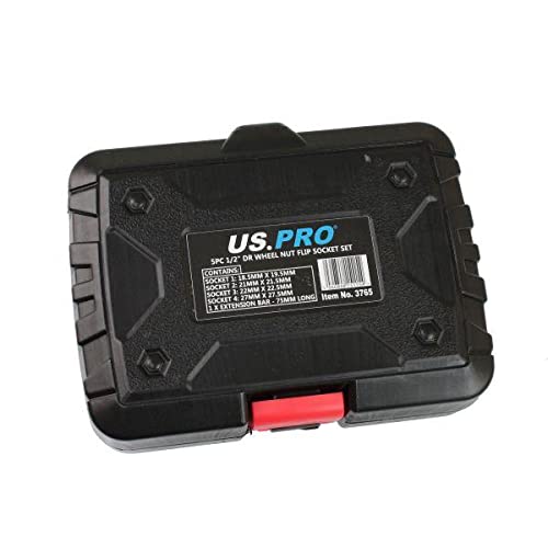 US PRO Narzędzie Impact Wheel Nakrętka nasadowa zestaw 5-częściowy 3765