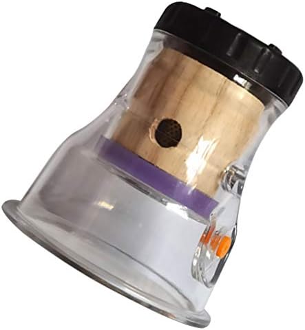 Healifty Box Moxibustion Pot Suction Massage Cups Moxa Sticks Intelligent Moxa Massager Magnetic Tools Moxa Purifier with Copper Tank Home Tools Moxa Heat Tank Plastic Ai Hot Household