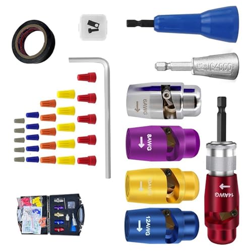 Outil de dénudage de câble haute précision pour perceuse, longueur réglable - 5