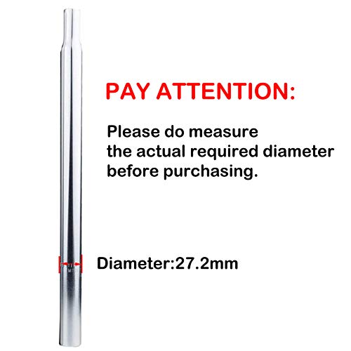 Zukka Bike Seat Post 27.2Mm X 350Mm Bicycle Seat Post Aluminum Alloy Bicycle Seat Post Mountain Bike Seatpost Road Bicycle Seat Post #TOP2