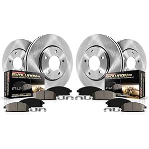 Power Stop KOE2376 Autospecialty Front and Rear Replacement Brake Kit-OE Brake Rotors & Ceramic Brake Pads