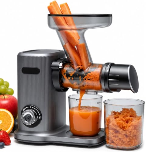 Image of NEWBULIG Cold Press Juicer, Slow Masticating with 5.9 inch Feed Chute