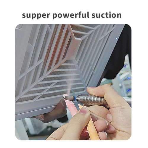 Colector de polvo de uñas para manicura con filtro extraíble lavable 7