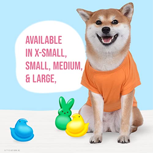 Peeps For Pets Chicks Dig Me Dog T Shirt, Size Small (S) | Orange & Yellow Shirt Dogs, Soft Comfortable Machine Washable Shirt| Officially Licensed Pet Clothing, Ff15789 #TOP2